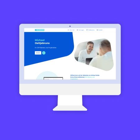 Screen der Website