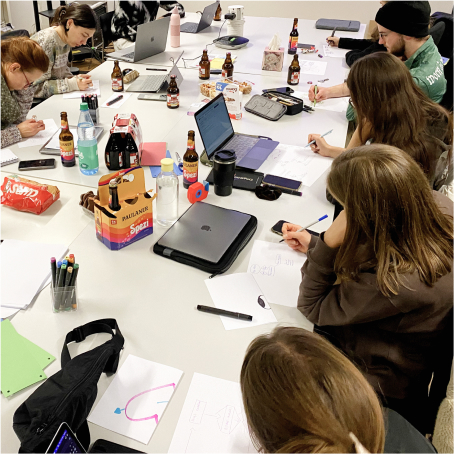 Aufnahme vom UX-Workshop