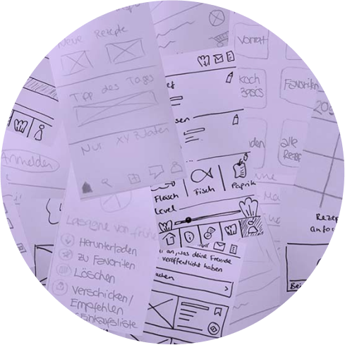 Aufnahme vom UX-Workshop